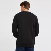 polo asn mens crew neck black shirt for winter